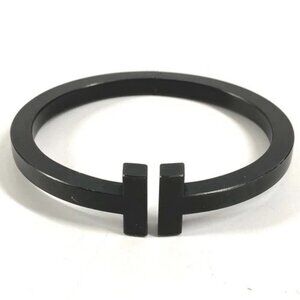 TIFFANY&Co. T square bangle Accessories bangle Bracelet SS Black